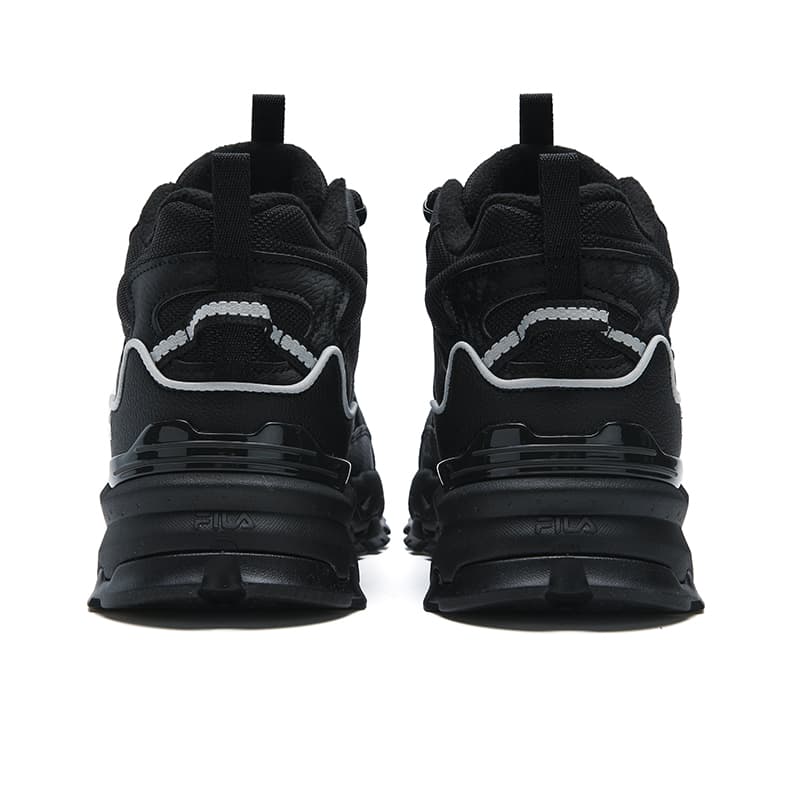 Кроссовки FILA Vintage Collection Амортизация Устойчивость к истиранию Легкий Термический Верх Повседневная Обувь Мужская Черная - изображение 4