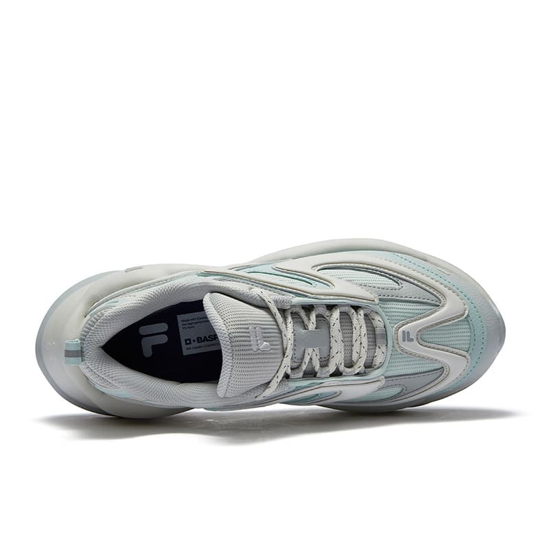 Кроссовки FILA FUSION BUZZARD Meteorite Shoes Low Топ Повседневная обувь Женские Серо-голубой - изображение 3