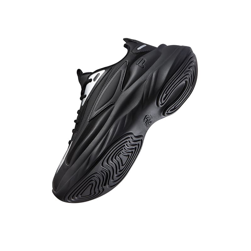 Кроссовки FILA FUSION BUZZARD Meteorite Shoes Синтетическая кожа текстильное покрытие повседневная обувь мужской черный - изображение 4
