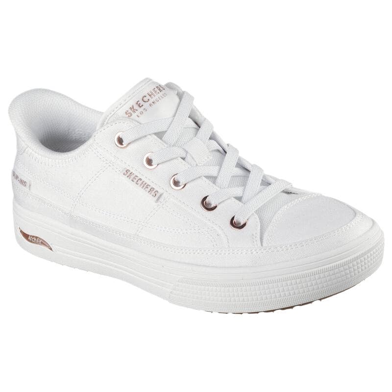 Кеды Skechers Низкий Топ Повседневная Обувь Женская Белая - изображение 2