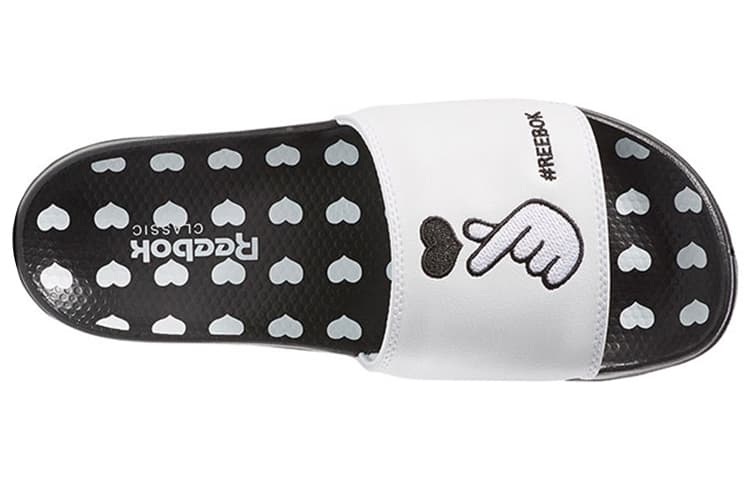 Сандалии Reebok Classic Slides Black White - изображение 4