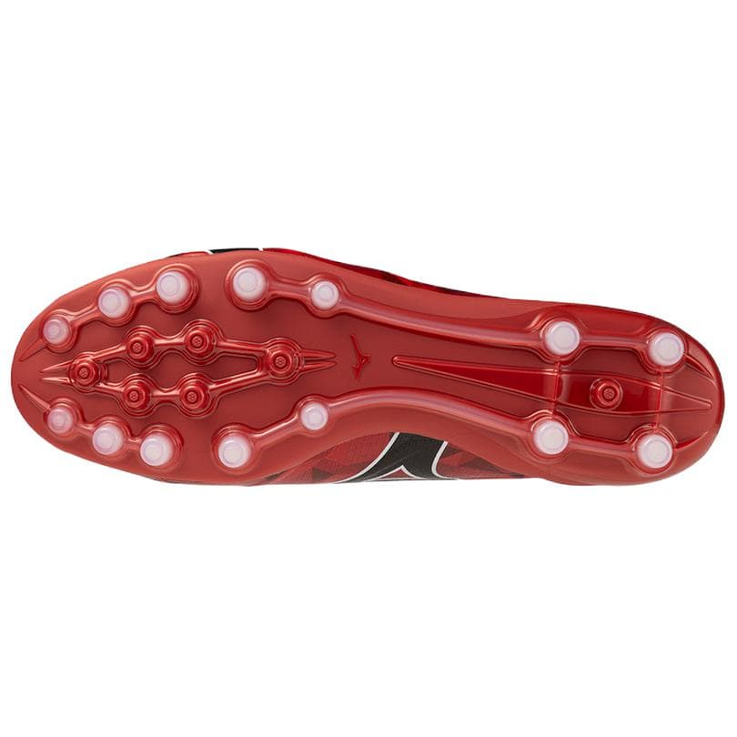 Кроссовки для футбола Mizuno AG Искусственный газон Синтетическая кожа Футбольные бутсы Мужские Красный Черный - изображение 4