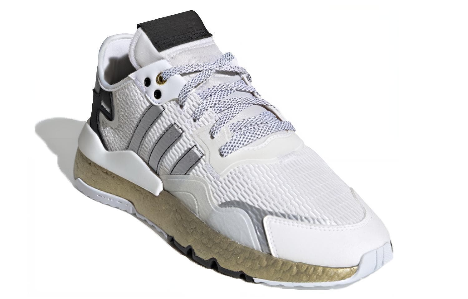 Кроссовки adidas Nite Jogger White Black Gold - изображение 3