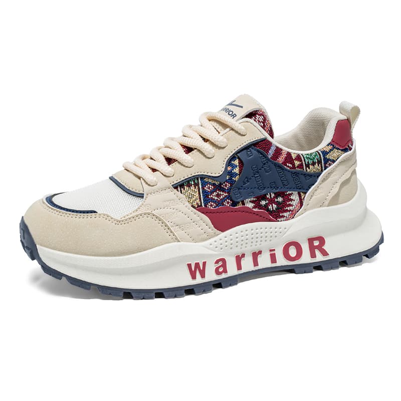 Кроссовки Warrior противоскользящий устойчивый к истиранию дышащий покрытие легкий увеличивающий высоту низкий топ - изображение 2