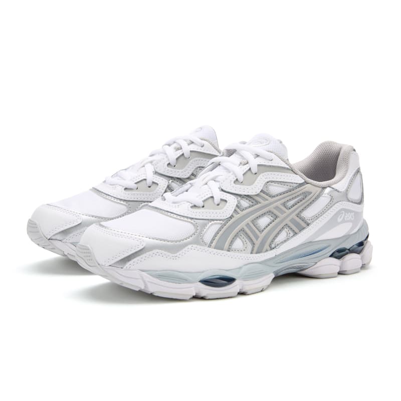 Кроссовки Asics Gel NYC Амортизация Дышащий Низкий Топ Повседневная Обувь Мужская Белый Серый - изображение 2