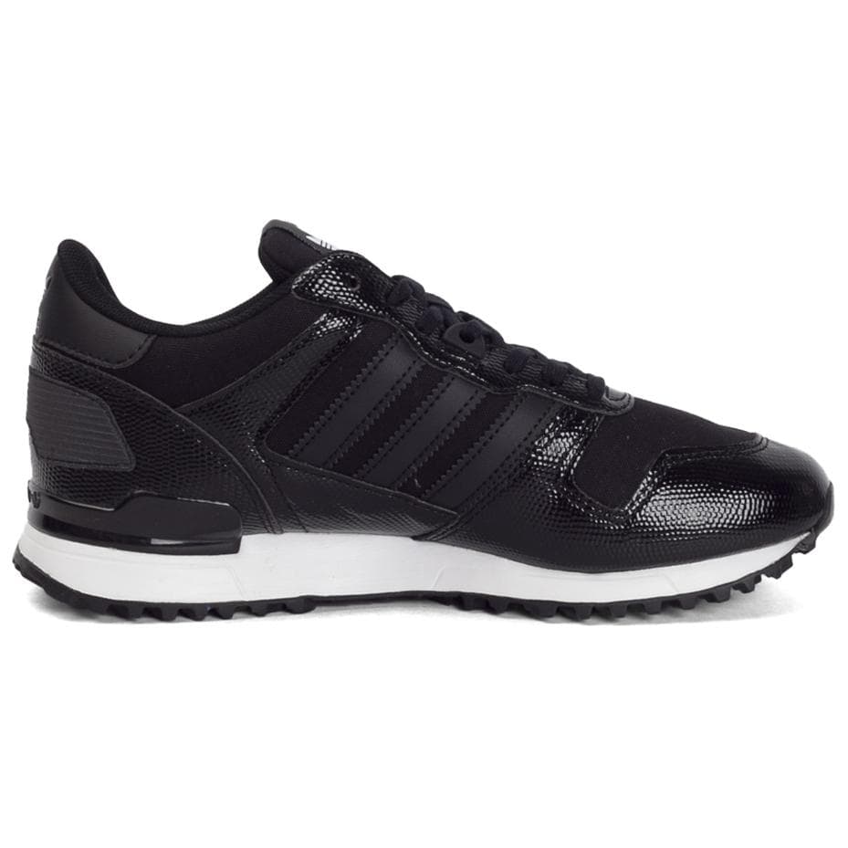 Кроссовки Adidas Originals ZX 700 Противоскользящая Устойчивая к истиранию Низкий Топ Повседневная Обувь Женская Черная - изображение 2