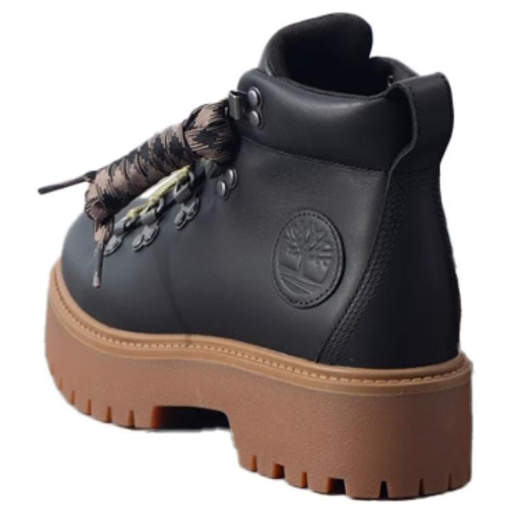 Ботинки Timberland Женские армейские ботинки черного цвета длина до щиколотки - изображение 2