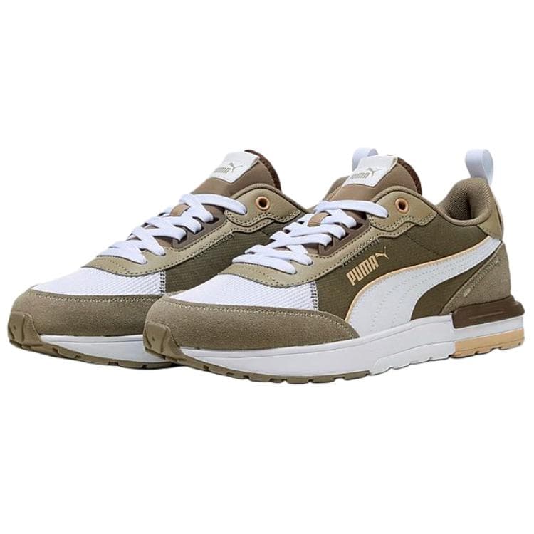 Кроссовки PUMA R22 Low Casual Shoes Унисекс Коричневый - изображение 3