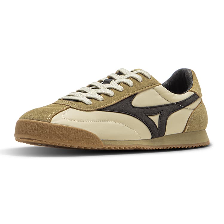 Кроссовки Mizuno LG 60S Противоскользящая и Дышащая Низкая Повседневная Обувь Унисекс Абрикос Черный - изображение 2
