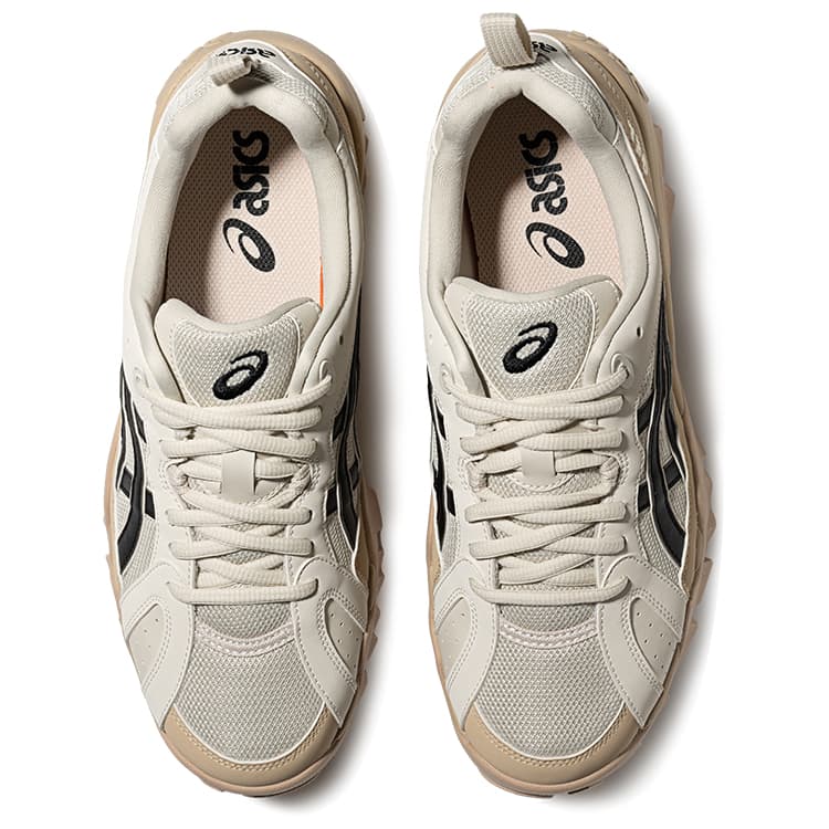 Кроссовки Asics Gel Truck Low Top Повседневная обувь Унисекс Бежевый Черный - изображение 4