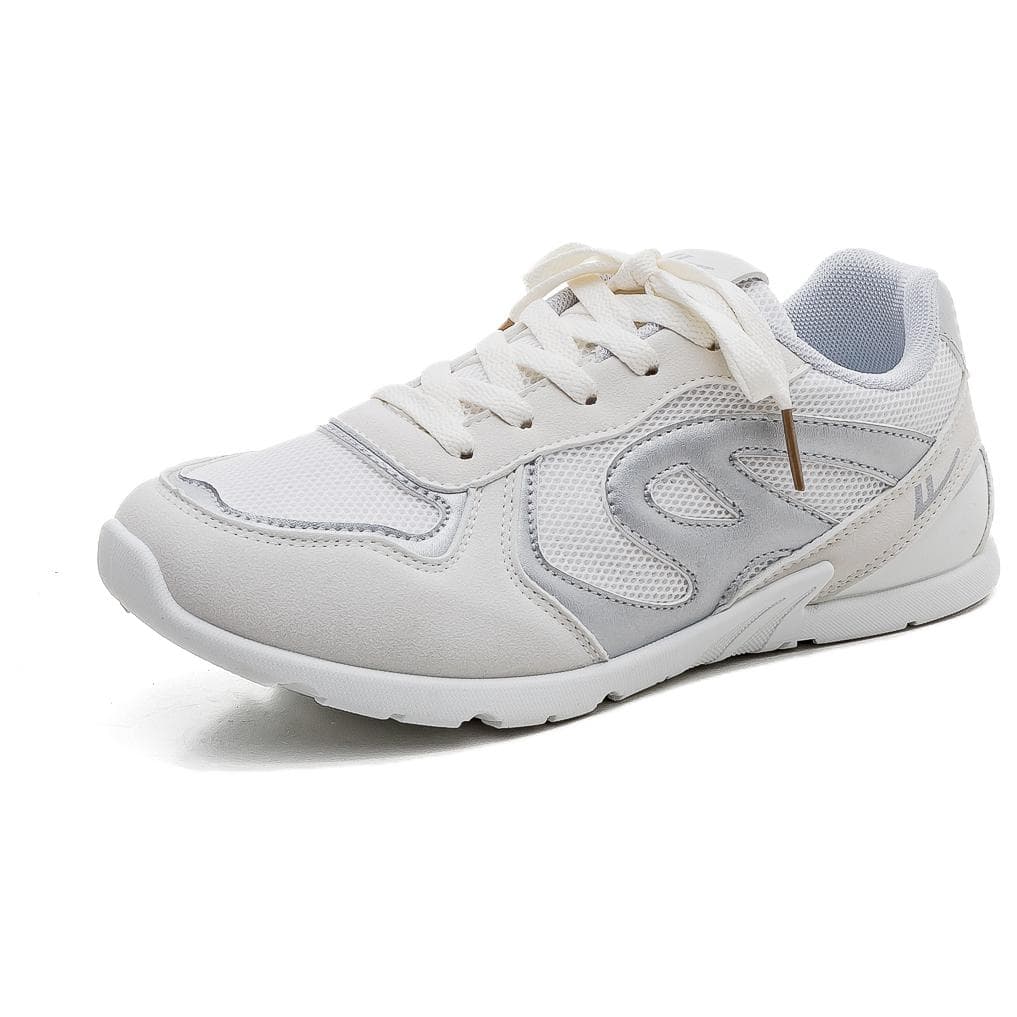 Кроссовки WARRIOR Дышащий Lightweight Breathable And Легкий Low Топ Повседневная обувь Женские Серый белый Серебряный - изображение 2