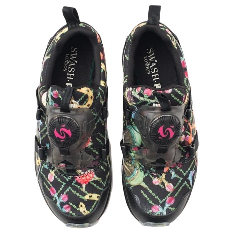 Кроссовки HAAST Disc X PUMA Swash Устойчивая к истиранию Низкая Повседневная Обувь Женская Черная - изображение 3