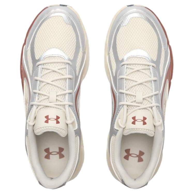 Кроссовки Under Armour FLASHBACK Повседневная обувь Унисекс Бежевый Серебряный - изображение 4