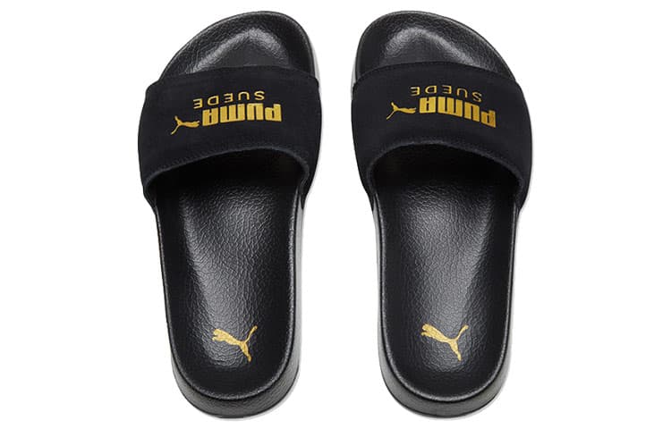 Сандалии PUMA Leadcat Suede Black Gold - изображение 5