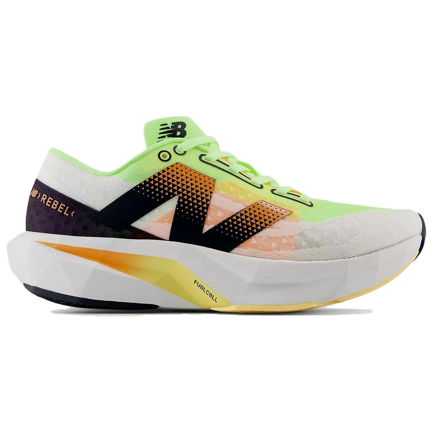 Кроссовки New Balance FuelCell Rebel V4 White Green Orange - изображение 2