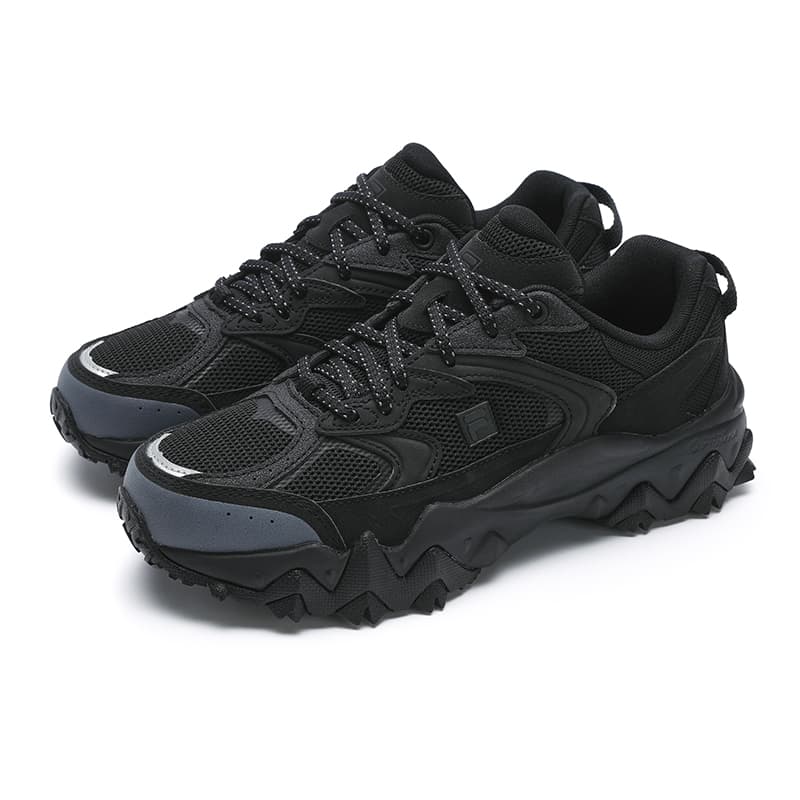 Кроссовки FILA OAKMONT 2S OUKE Starry 2S Амортизация Износостойкий Низкий Топ Повседневная Обувь Женская Черная - изображение 3