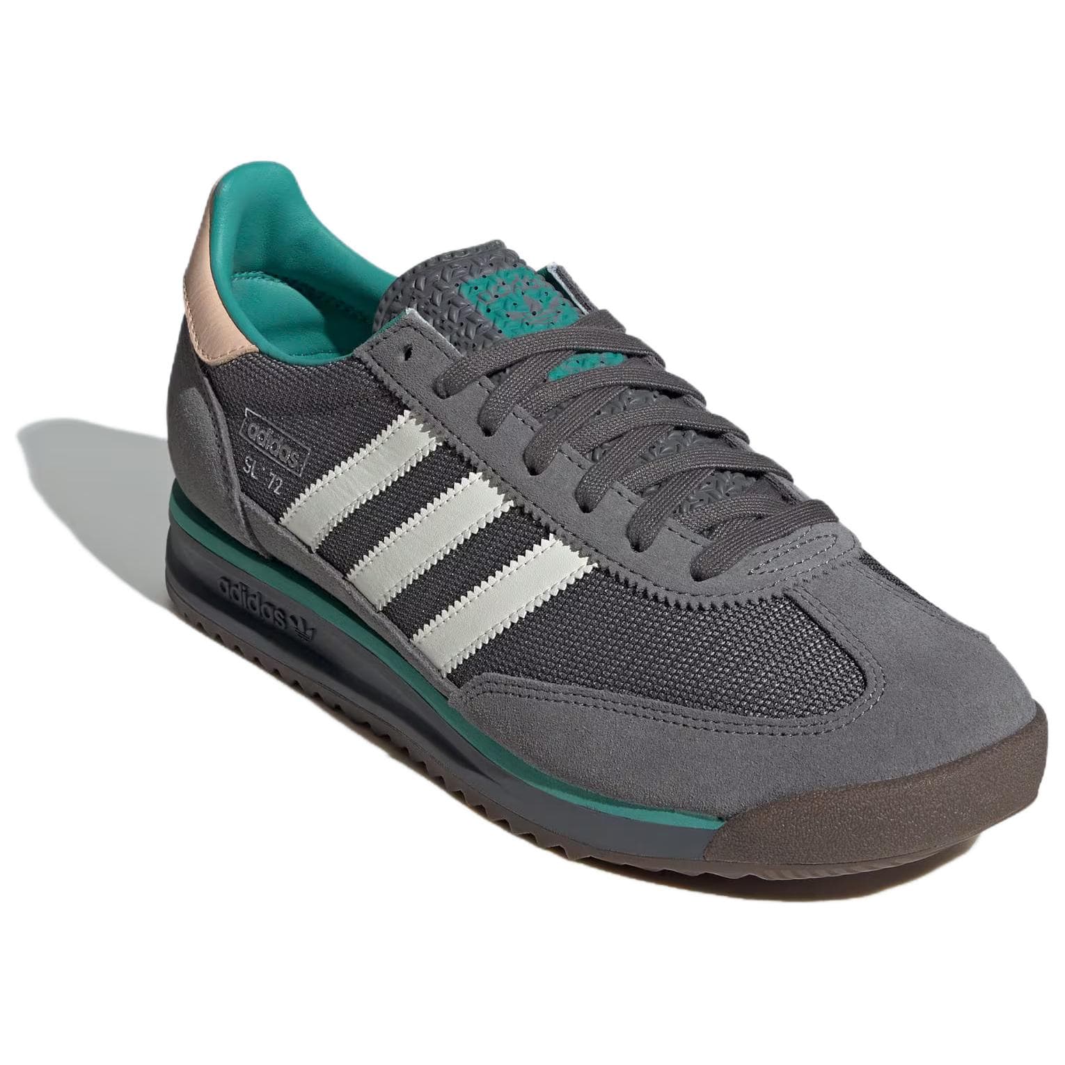 Кроссовки Adidas Originals SL 72 RS Комфортная низкая повседневная обувь унисекс серая - изображение 3