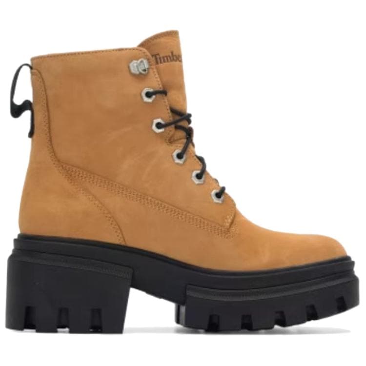 Ботинки Timberland Everleigh 6 Inch Lace Up Wheat Nubuck - изображение 2