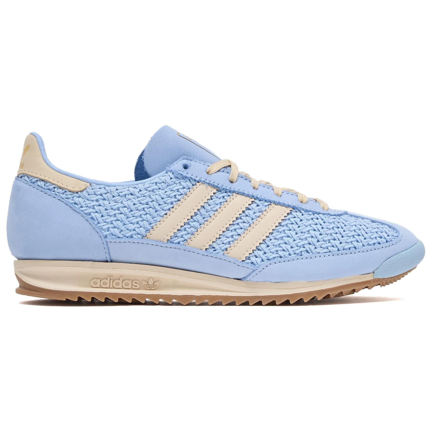 Кроссовки Adidas Originals SL 72 OG Устойчивый к истиранию Низкий Топ Повседневная Обувь Женская Синяя - изображение 2