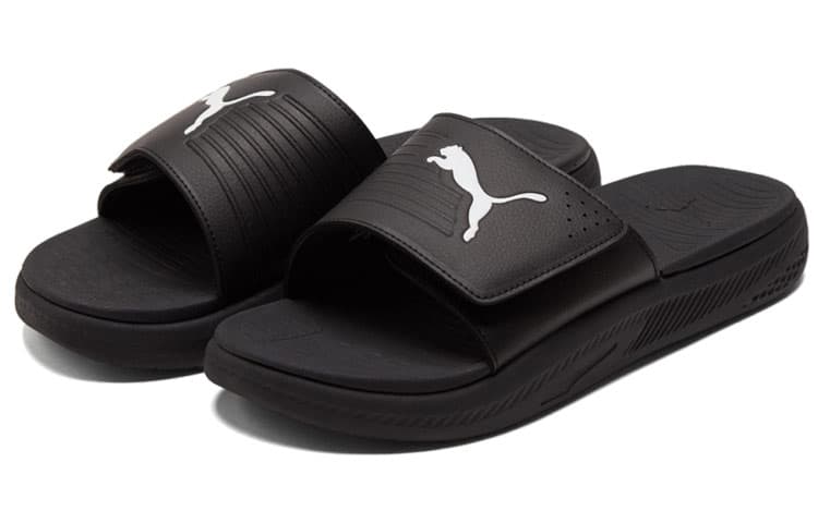 Сандалии PUMA Softride Slide Black White - изображение 3