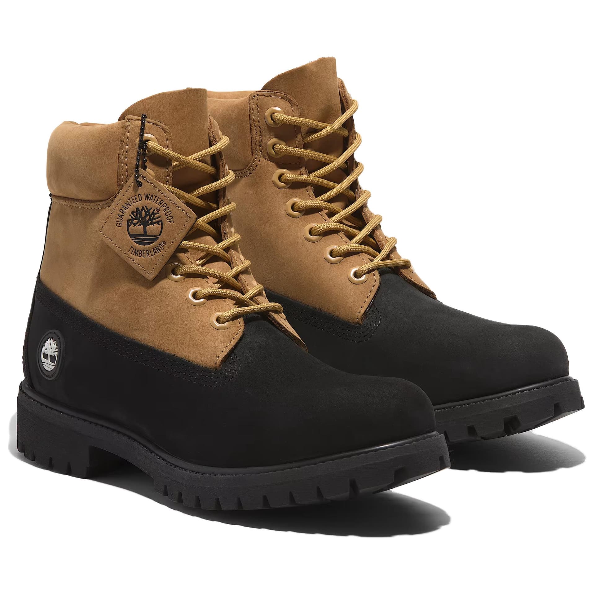 Ботинки Timberland Premium Black Yellow - изображение 4