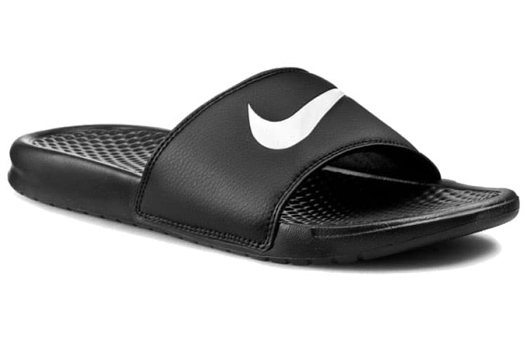 Сандалии Nike Benassi Swoosh Black White - изображение 2