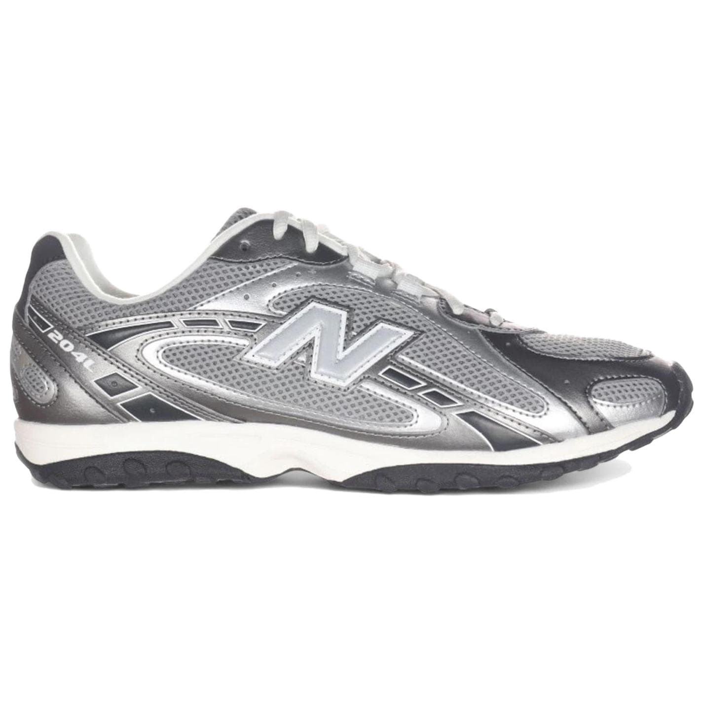 Кроссовки New Balance 204L ЭВА Низкий Топ Повседневная Обувь Унисекс Серый Серебряный - изображение 2