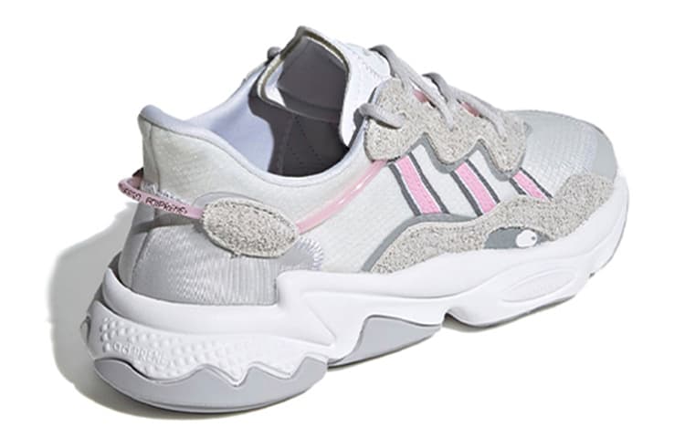 Кроссовки adidas Ozweego Grey Pink - изображение 4