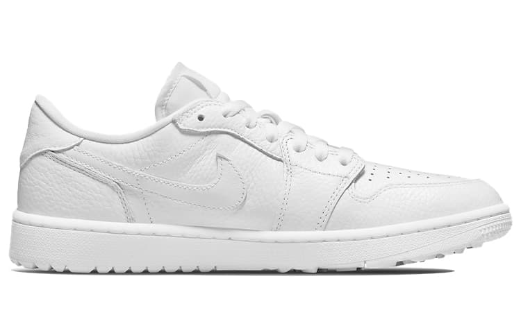 Кроссовки Jordan Air Jordan 1 Low Golf "Triple White" — фото 2