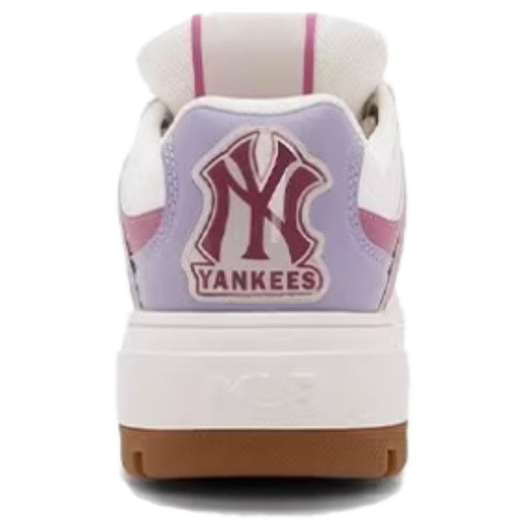 Кроссовки MLB New York Yankees Противоскользящая Устойчивая к истиранию Низкий Верх Повседневная Обувь Унисекс Фиолетово-Розовая - изображение 4