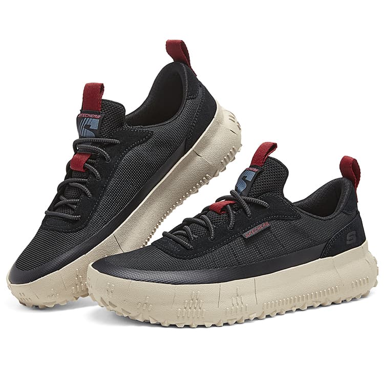 Кроссовки Skechers REVO Kelce Износостойкая и Легкая Низкий Верх Повседневная Обувь Мужская Черная - изображение 3