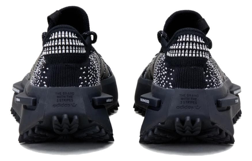 Кроссовки NEIGHBORHOOD x adidas NMD S1 Black - изображение 4