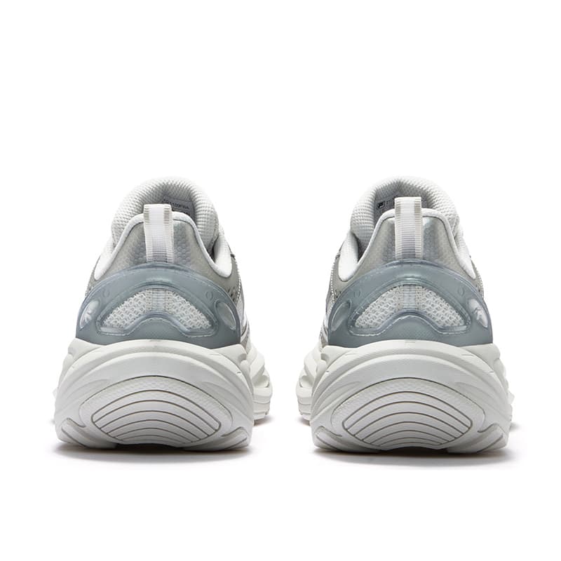Кроссовки FILA FUSION BUZZARD II Meteorite Shoes 2 Дышащий Low Топ Повседневная обувь Женские Серый белый - изображение 4