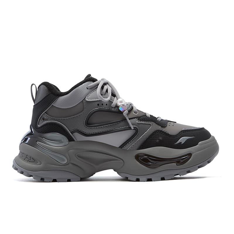 Кроссовки FILA FUSION EVA Gummies Синтетическая кожа С флисовой подкладкой Trendy Sports MID Топ Повседневная обувь Женские - изображение 2