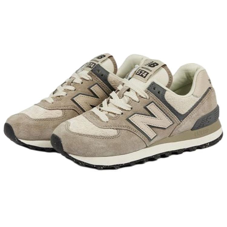 Кроссовки New Balance NB 574 Устойчивая к истиранию Низкая Повседневная Обувь Женская Светло-Коричневая - изображение 2