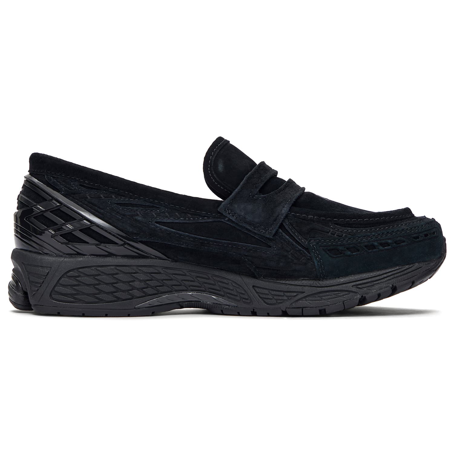 Кроссовки new balance 1906L Slip On Свинная кожа Лоферы Low Топ Повседневная обувь Унисекс Черный - изображение 2