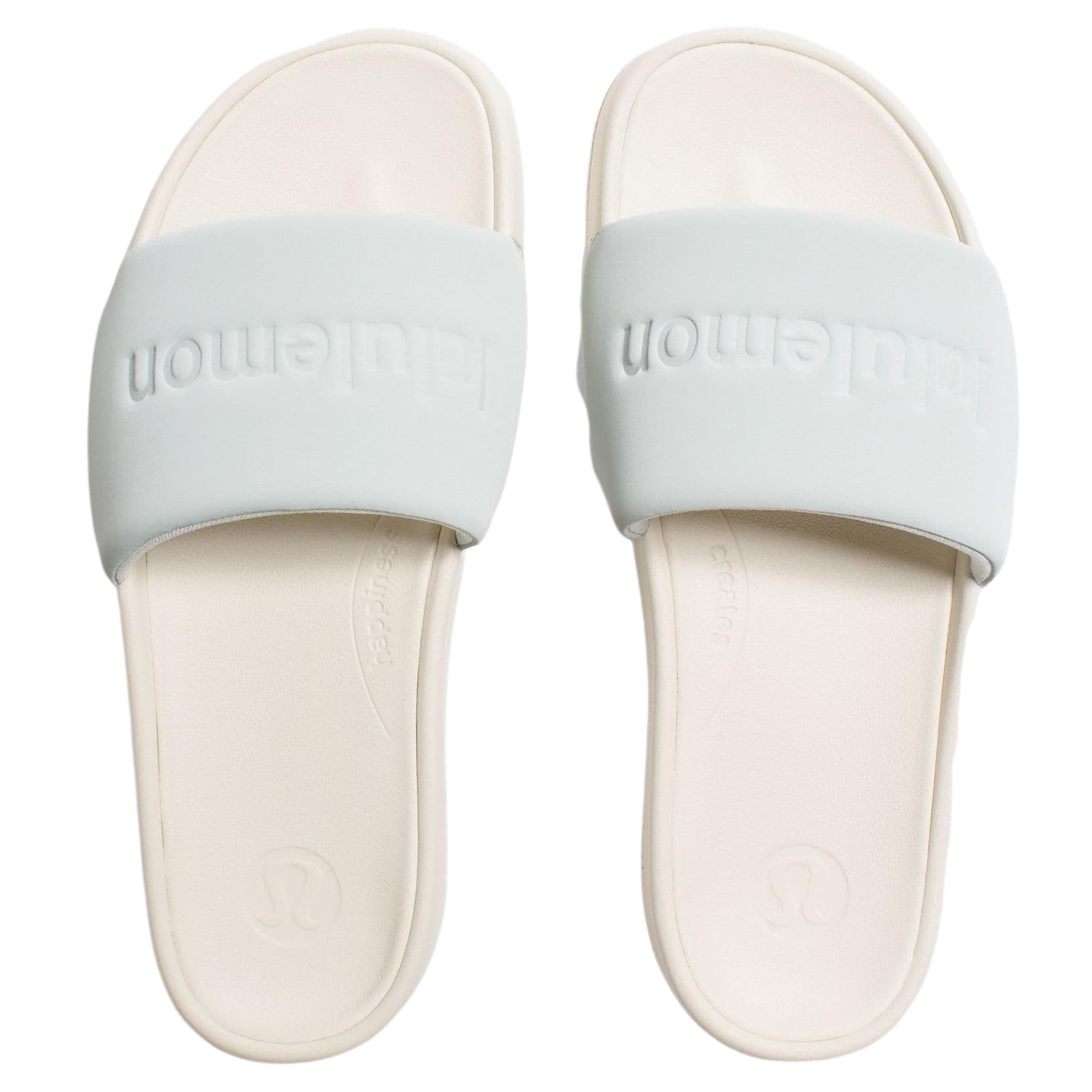 Сандалии Lululemon Restfeel Slide Противоскользящие Аbrasion Resistant Шлепанцы Женские Прозрачный Зеленый - изображение 4