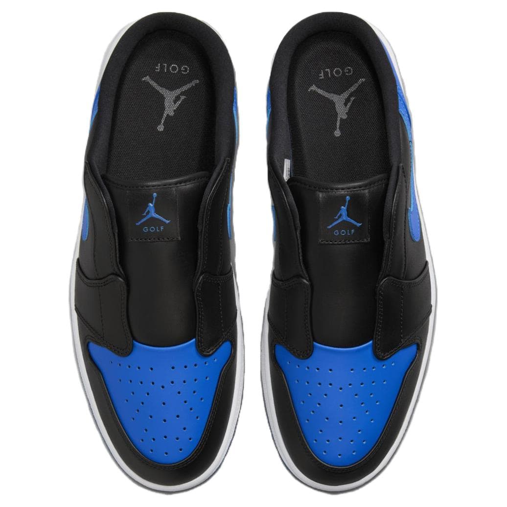 Кроссовки Jordan Air Jordan 1 Противоскользящие Низкие Домашние Тапочки Унисекс Синие - изображение 4