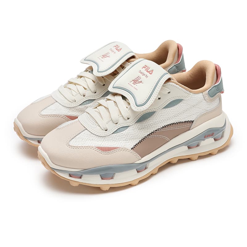 Кроссовки FILA KM2 White Pink Yellow - изображение 2