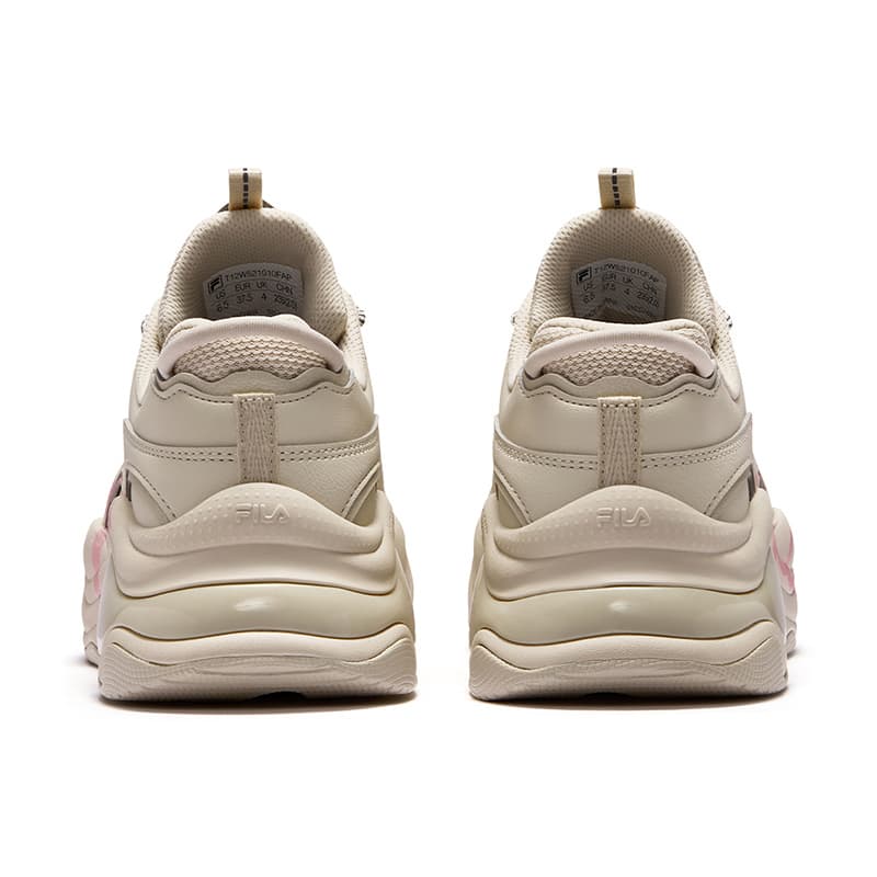 Кроссовки FILA FUSION BUBBLE Bubbles Shoes Мода Низкий Топ Повседневная Обувь Женская Бежевая - изображение 4