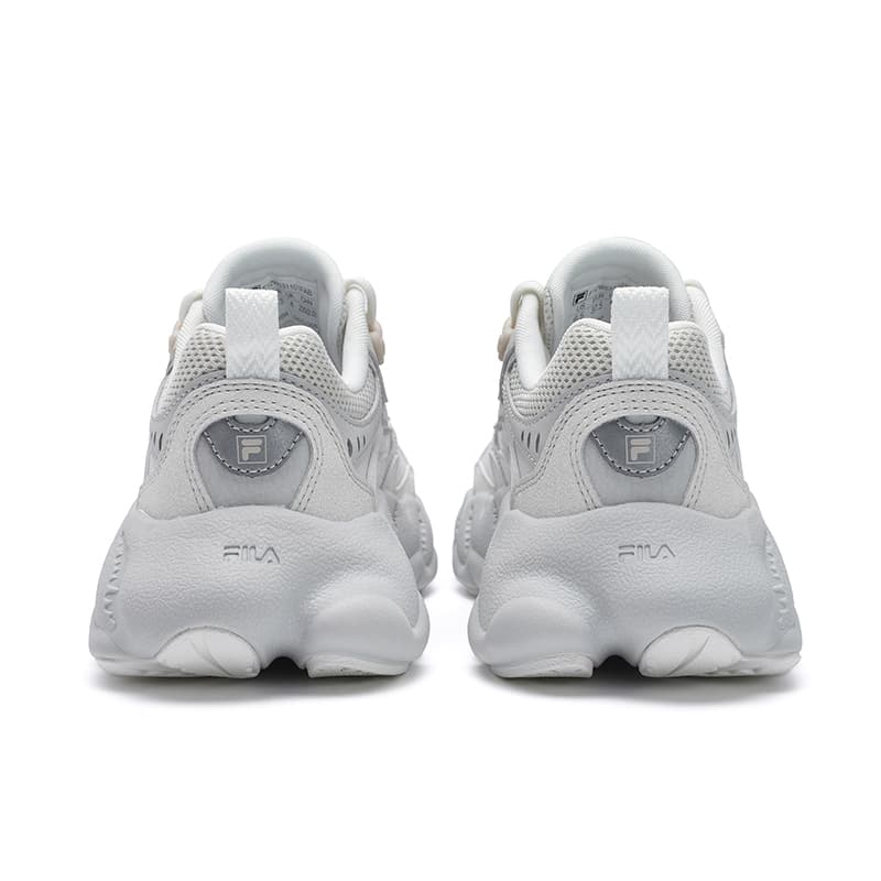 Кроссовки FILA FERN 2 Fern Sneakers 2 Дышащий Low Топ Повседневная обувь Women's White Серый - изображение 4