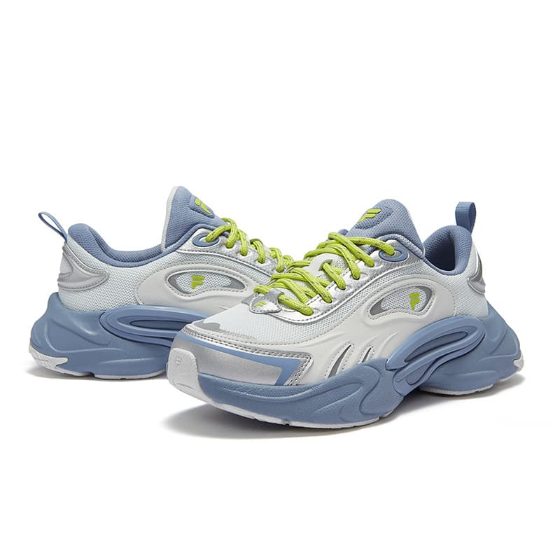Кроссовки FILA FUSION FORCE Gravity Shoes Low Топ Повседневная обувь Женские Голубо-серый - изображение 4