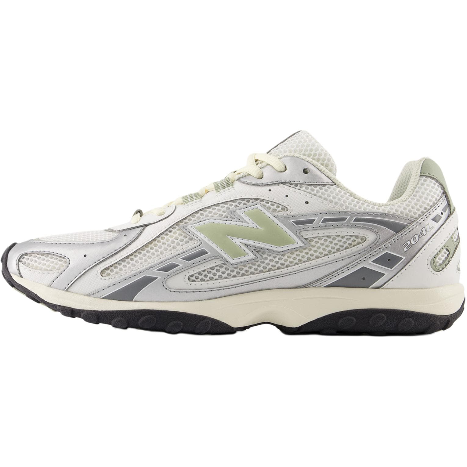 Кроссовки New Balance 204L Легкий Низкий Топ Повседневная Обувь Унисекс Серебристо-Белый - изображение 1