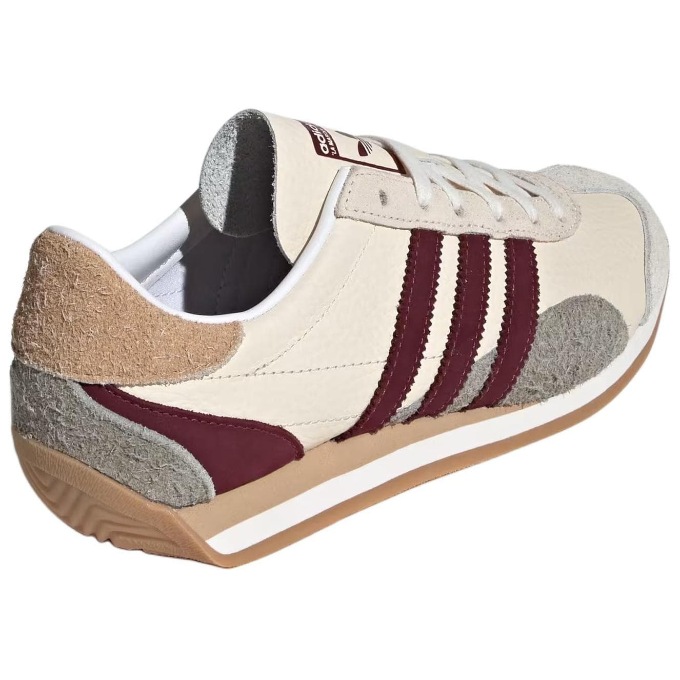 Кроссовки Adidas Originals Country OG Кожа Low Топ Повседневная обувь Женские Бежевый - изображение 4