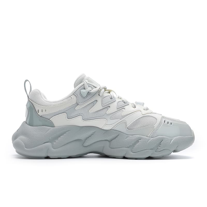 Кроссовки FILA FERN 2 Устойчивый к истиранию Дышащий Легкий Низкий Топ Повседневная Обувь Мужская Белый Серый - изображение 2