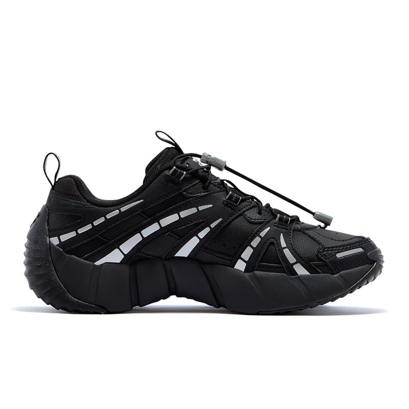 Кроссовки FILA FUSION BONE II Vertebra Shoes 2 Текстиль Синтетическая кожа Низкий верх Повседневная обувь Женская Черная - изображение 2