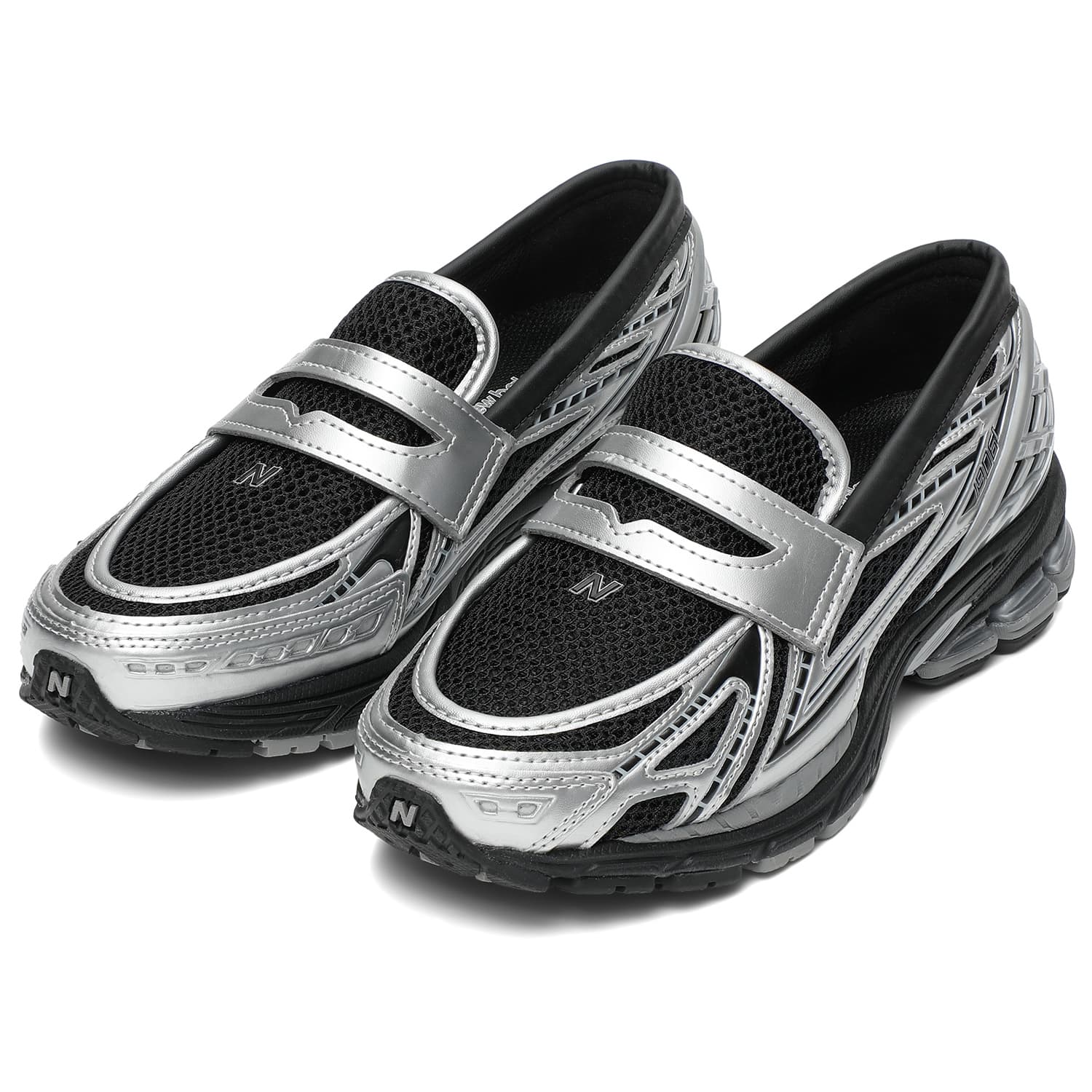 Кроссовки New Balance 1906L MID Топ Лоферы Унисекс Серебристый Черный - изображение 3