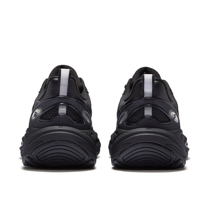 Кроссовки FILA FUSION BUZZARD II Meteorite Shoes 2 Дышащий Low Топ Повседневная обувь Мужской Черно-серебро - изображение 4