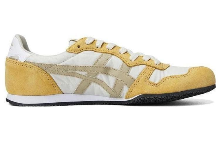 Кроссовки Onitsuka Tiger Serrano противоскользящая устойчивая к истиранию низкий верх повседневная обувь унисекс желтая - изображение 2