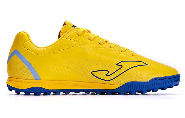 Кроссовки для футбола Joma tf Шипы противоскользящие устойчивые к истиранию дышащие футбольные бутсы мужские желтые - изображение 2